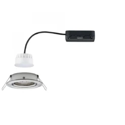 Paulmann 92439 LED Einbauleuchte Nova Coin Zigbee RGBW Eisen gebürstet