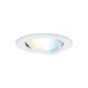 Paulmann 92440 LED Einbauleuchte Nova Coin 3er-Set Zigbee Tunable White Weiß matt