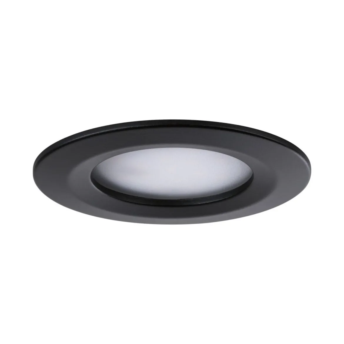 Paulmann 92446 LED Einbauleuchte Nova Coin 3er-Set Zigbee Tunable White Schwarz matt IP44