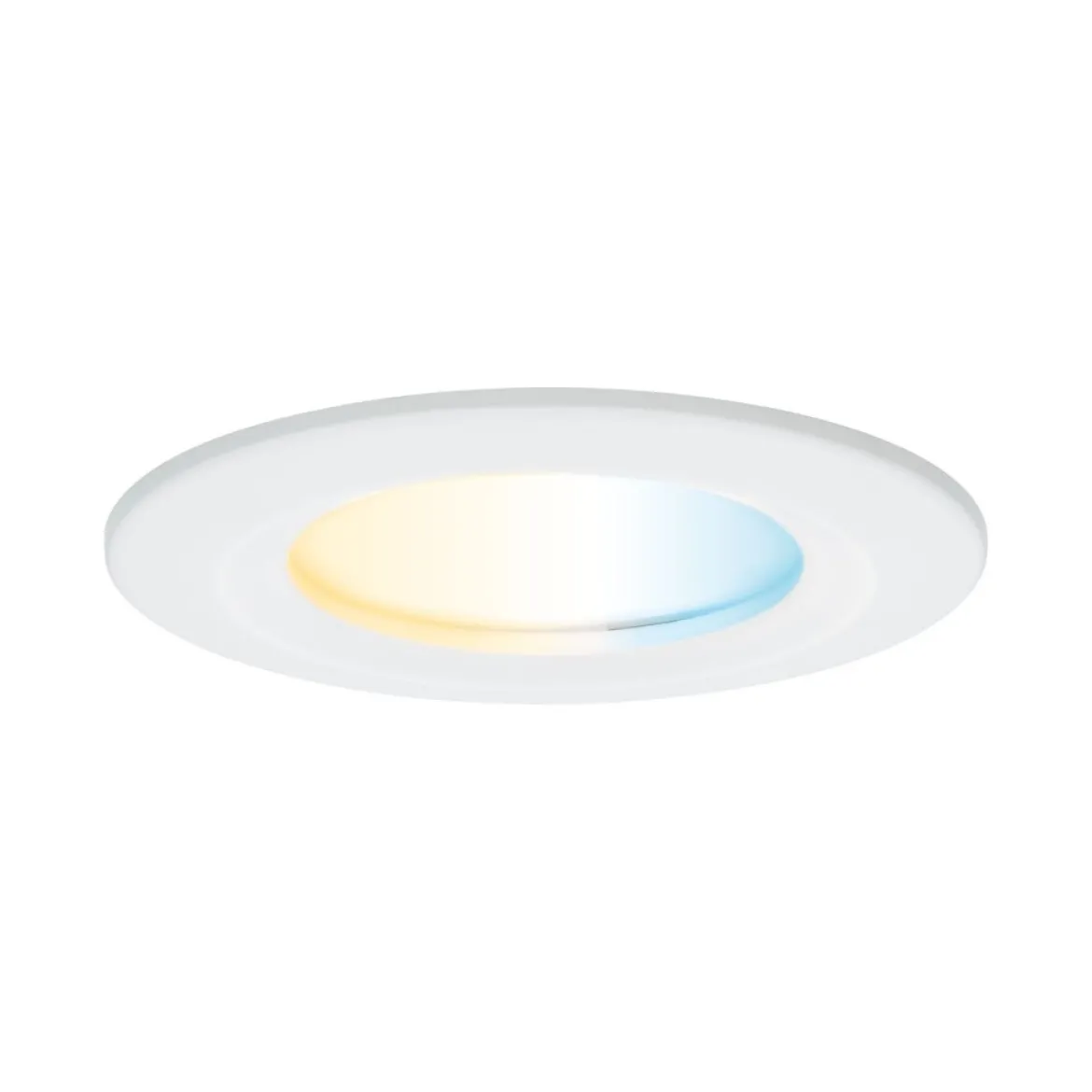 Paulmann 92447 LED Einbauleuchte Nova Coin Zigbee Tunable White Weiß matt IP44