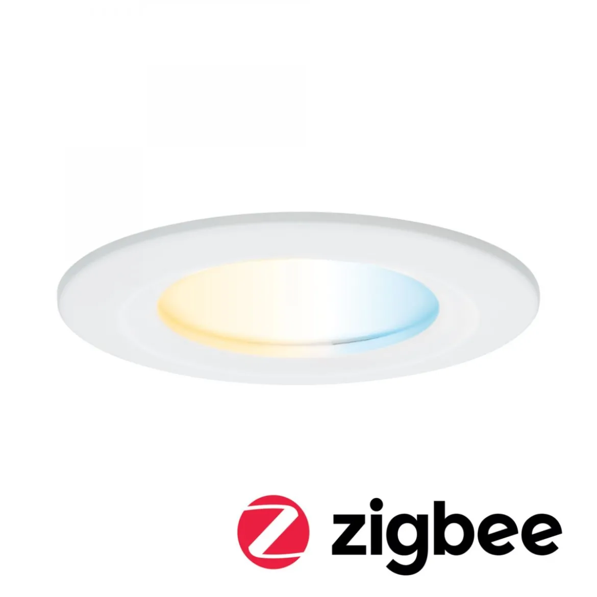 Paulmann 92447 LED Einbauleuchte Nova Coin Zigbee Tunable White Weiß matt IP44