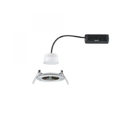 Paulmann 92448 LED Einbauleuchte Nova Coin Zigbee Tunable White Eisen gebürstet IP44