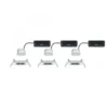 Paulmann 92449 LED Einbauleuchte Nova Coin 3er-Set Zigbee RGBW Weiß matt IP44