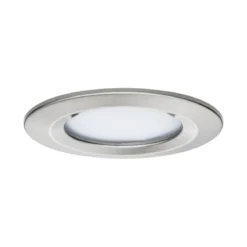Paulmann 92450 LED Einbauleuchte Nova Coin 3er-Set Zigbee RGBW Eisen gebürstet IP44