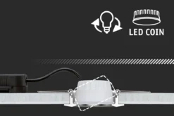 Paulmann 99995 LED Einbauleuchten 10er-Set schwenkbar 3-Step-Dim 3000K Weiß