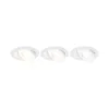 Paulmann 92254 LED Einbauleuchte White Select Aumus 3er-Set schwenkbar Weiß 230V dimmbar
