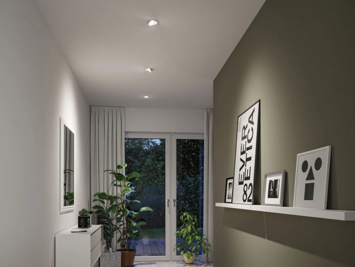 Paulmann 92254 LED Einbauleuchte White Select Aumus 3er-Set schwenkbar Weiß 230V dimmbar