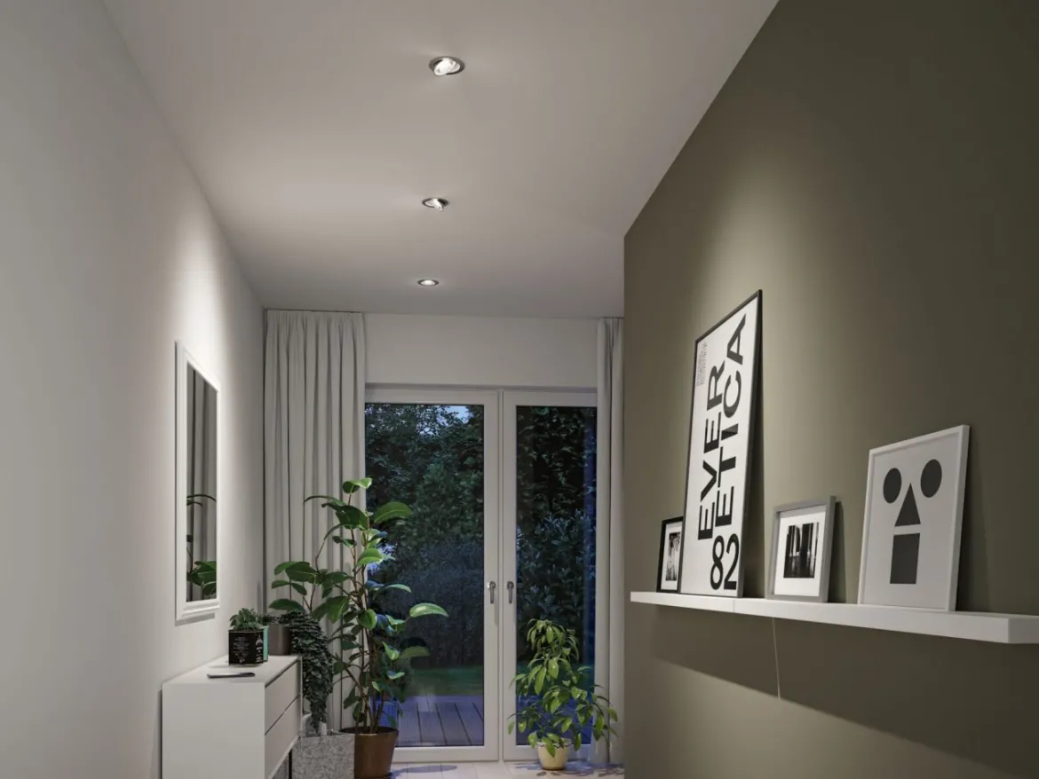 Paulmann 92255 LED Einbauleuchte White Select Aumus Chrom 3 Step dimmbar