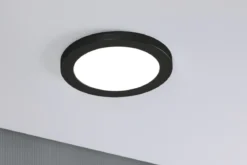 Paulmann 93097 LED Einbaupanel Cover-it rund 225mm 4000K schwarz