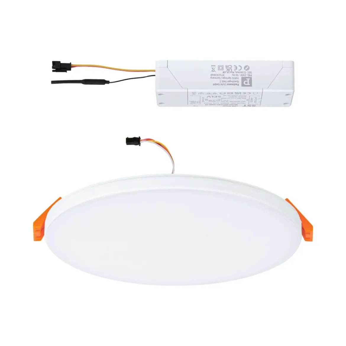 Paulmann 79956 LED Einbaupanel Smart Home Zigbee Veluna Edge IP44 160mm Tunable White