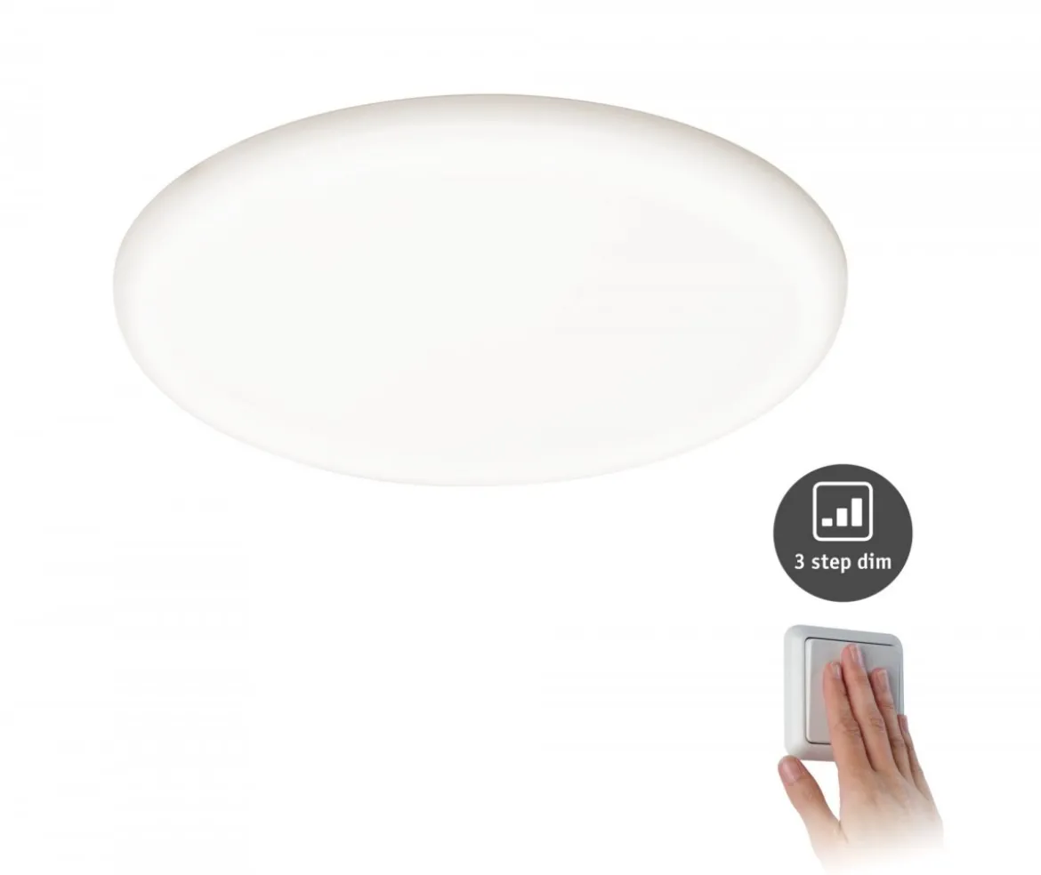 Paulmann 93068 LED Einbaupanel Veluna VariFit rund 215mm IP44 3-Stufen-dimmbar