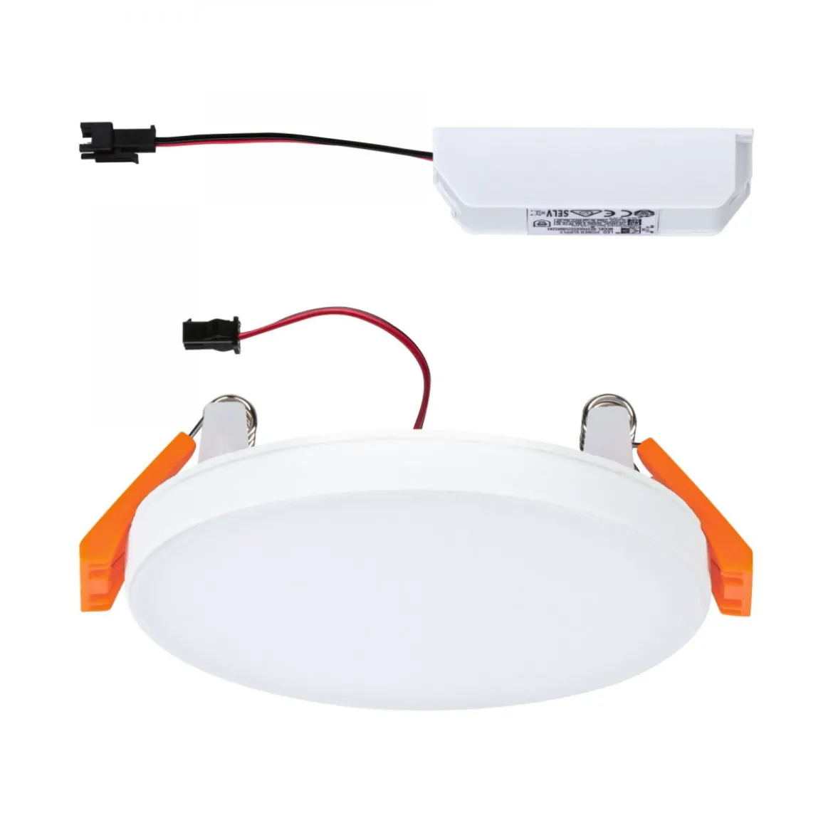 Paulmann 79938 LED Einbaupanel Veluna Edge IP44 90mm 3000K Weiß
