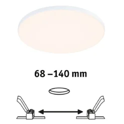 Paulmann 79940 LED Einbaupanel Veluna Edge IP44 160mm 3000K Weiß