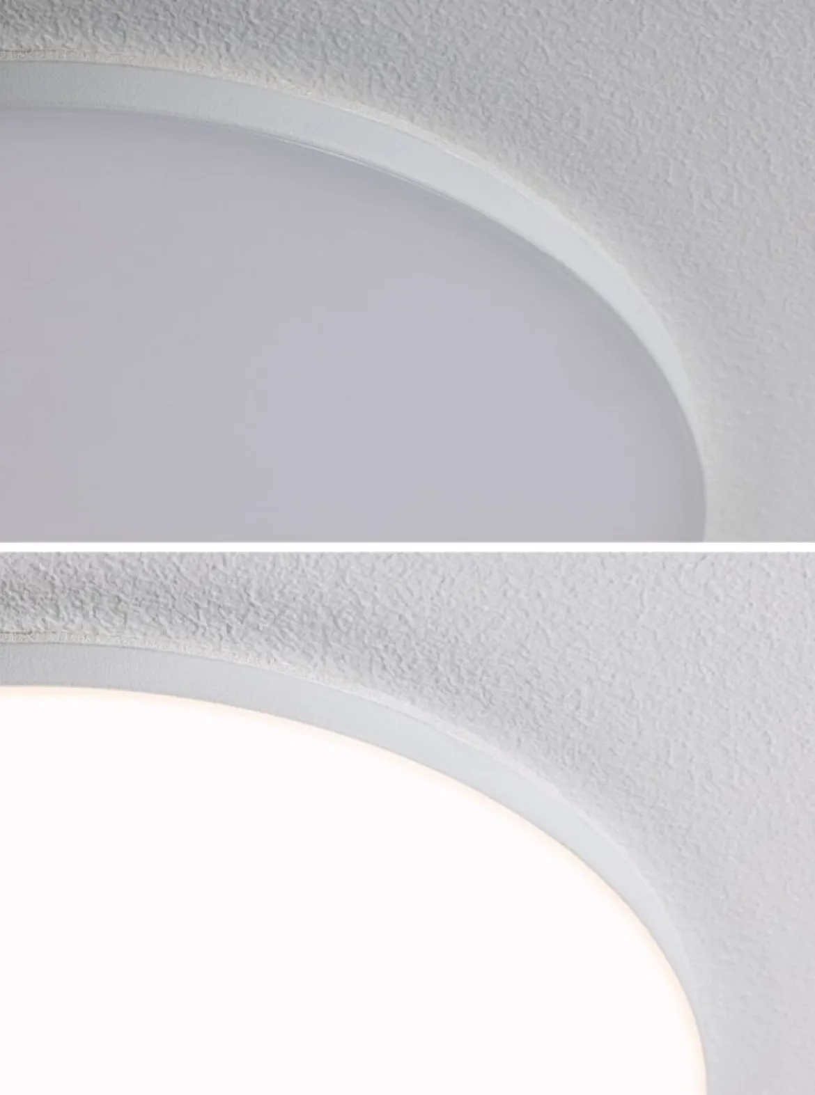 Paulmann 79946 LED Einbaupanel Veluna Edge IP44 200mm 3000K Weiß dimmbar