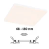 Paulmann 79949 LED Einbaupanel Veluna Edge IP44 200x200mm 3000K Weiß dimmbar