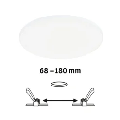 Paulmann 79952 LED Einbaupanel Veluna Edge IP44 200mm 4000K Weiß dimmbar