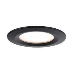 Paulmann 93081 LED Einbeuleuchte Nova Plus Coin Basiset IP44 schwarz 2700K dimmbar