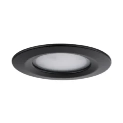 Paulmann 93081 LED Einbeuleuchte Nova Plus Coin Basiset IP44 schwarz 2700K dimmbar