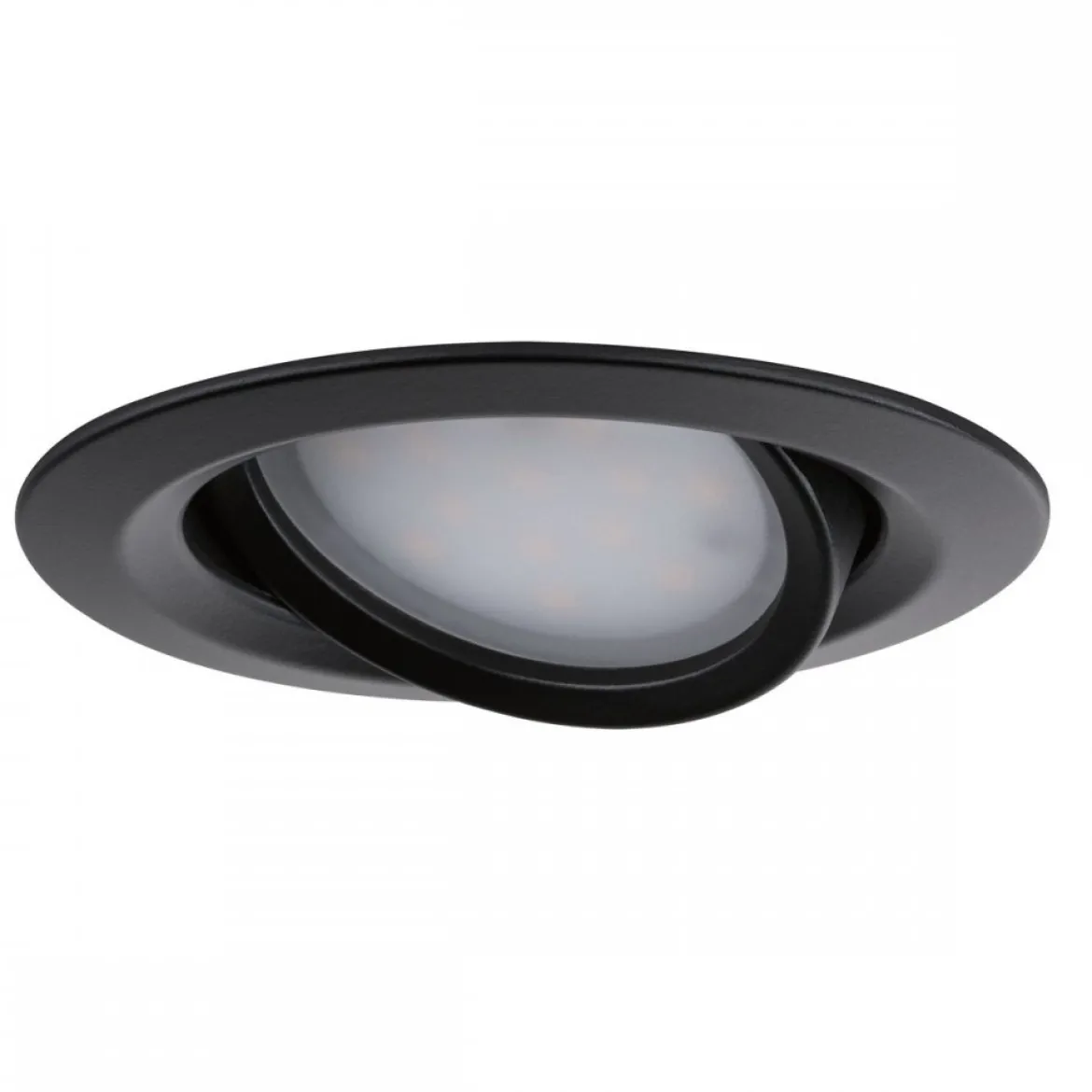 Paulmann 93080 LED Einbeuleuchte Nova Plus Coin Basiset schwarz 2700K dimmbar