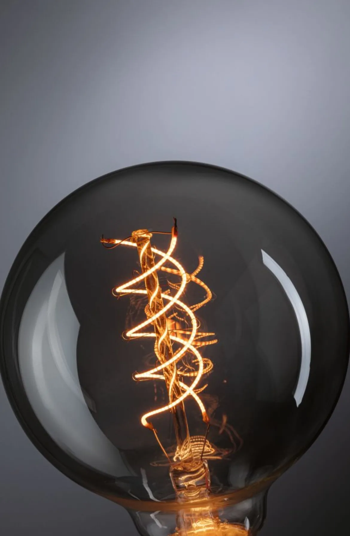 Paulmann 29247 LED Globe G95 Filament S-Form 170lm 1800K Rauchglas 3-Step-Dim
