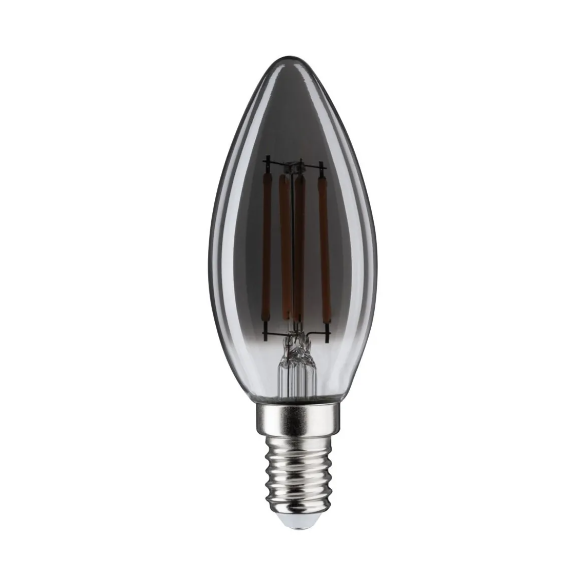 Paulmann 28862 LED Kerze E14 4W 145lm 1800K Rauchglas dimmbar