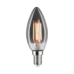 Paulmann 28862 LED Kerze E14 4W 145lm 1800K Rauchglas dimmbar