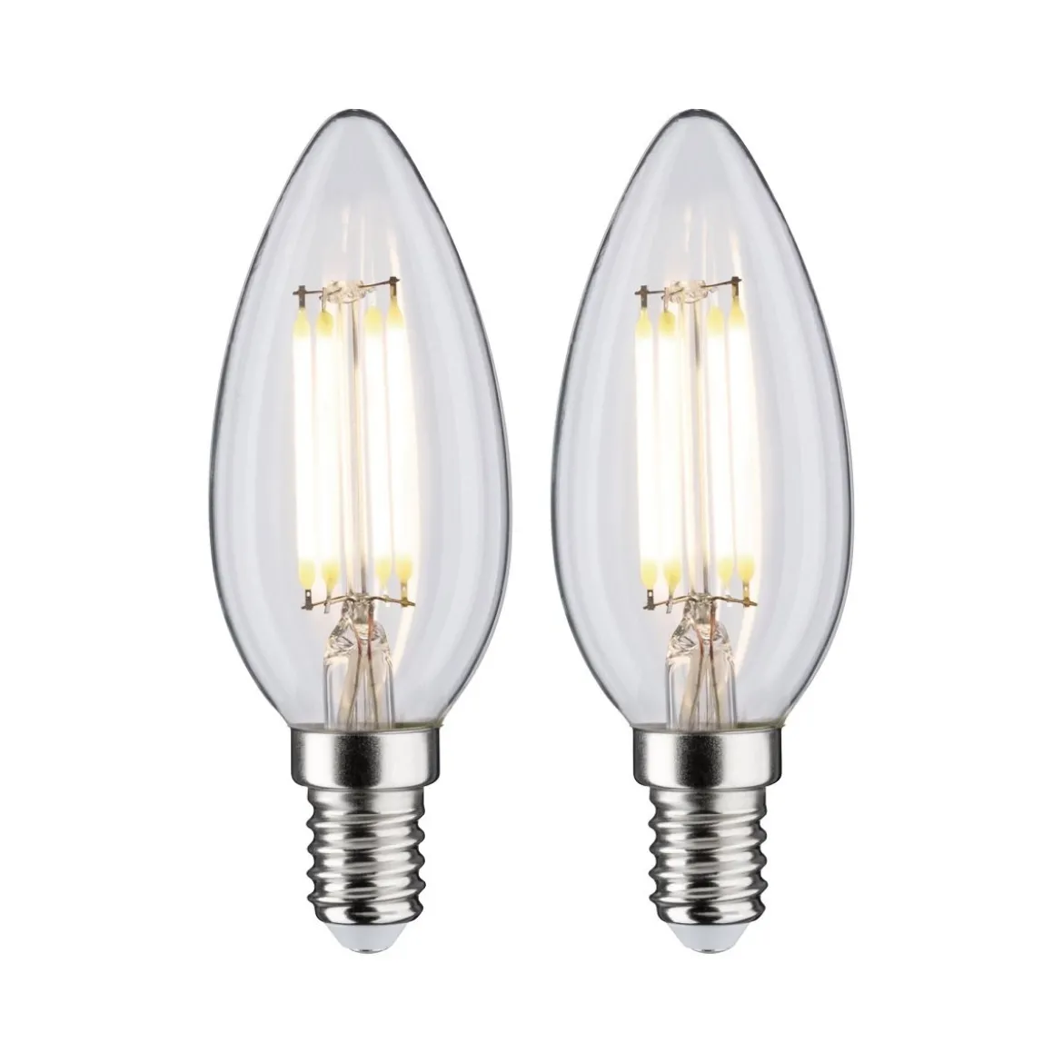 Paulmann 28916 LED Kerze Filament E14 230V 4000K Matt 2-Set