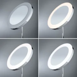 Paulmann 71150 LED Kosmetikspiegel Masua freistehend WhiteSwitch IP44 Chrom