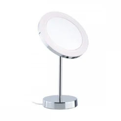 Paulmann 71150 LED Kosmetikspiegel Masua freistehend WhiteSwitch IP44 Chrom