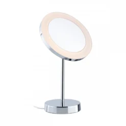 Paulmann 71150 LED Kosmetikspiegel Masua freistehend WhiteSwitch IP44 Chrom
