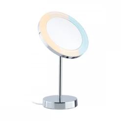 Paulmann 71150 LED Kosmetikspiegel Masua freistehend WhiteSwitch IP44 Chrom