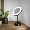 Paulmann 71151 LED Kosmetikspiegel Masua freistehend WhiteSwitch IP44 Schwarz