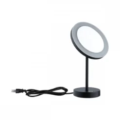 Paulmann 71151 LED Kosmetikspiegel Masua freistehend WhiteSwitch IP44 Schwarz