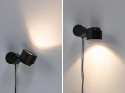Paulmann 79781 LED Leuchte Smart Home Zigbee Puric Pane 2700K Schwarz