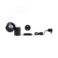 Paulmann 79781 LED Leuchte Smart Home Zigbee Puric Pane 2700K Schwarz