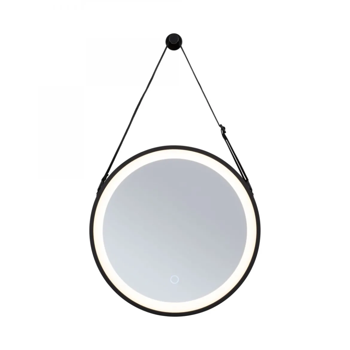 Paulmann 71092 LED Leuchtspiegel Miro IP44 Tunable White Schwarz 40cm 2700K
