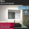 Paulmann 70556 LED Leuchtspiegel Mirra 80x60cm mit Kosmetikspiegel dimmbar