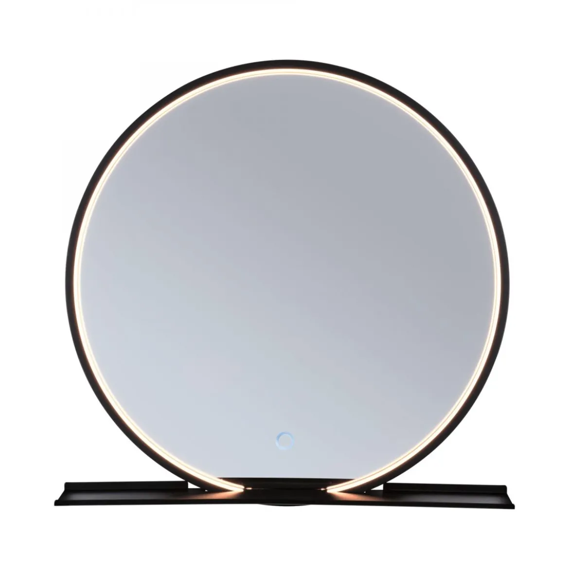 Paulmann 71090 LED Leuchtspiegel Miro IP44 Tunable White Schwarz 50cm 2700K