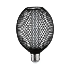 Paulmann 29087 LED Lichtquelle Globe Spiral E27 Goldlicht Metall schwarz