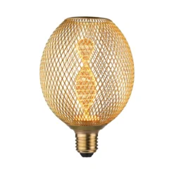 Paulmann 29088 LED Lichtquelle Globe Helix E27 Goldlicht Metall messing