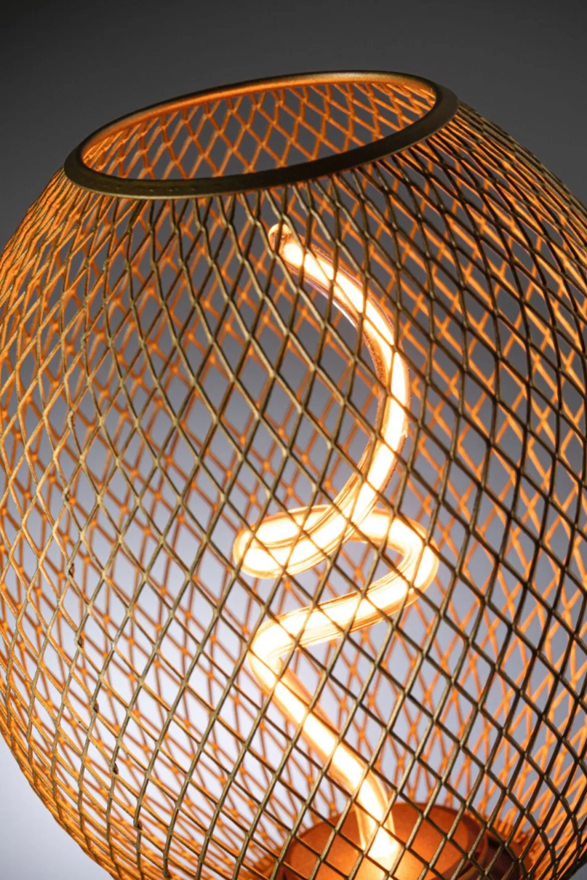 Paulmann 29259 LED Lichtquelle Globe Metallic Glow E27 Goldlicht messing dimmbar