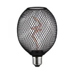 Paulmann 29261 LED Lichtquelle Globe Metallic Glow E27 Goldlicht schwarz dimmbar