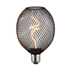 Paulmann 29261 LED Lichtquelle Globe Metallic Glow E27 Goldlicht schwarz dimmbar