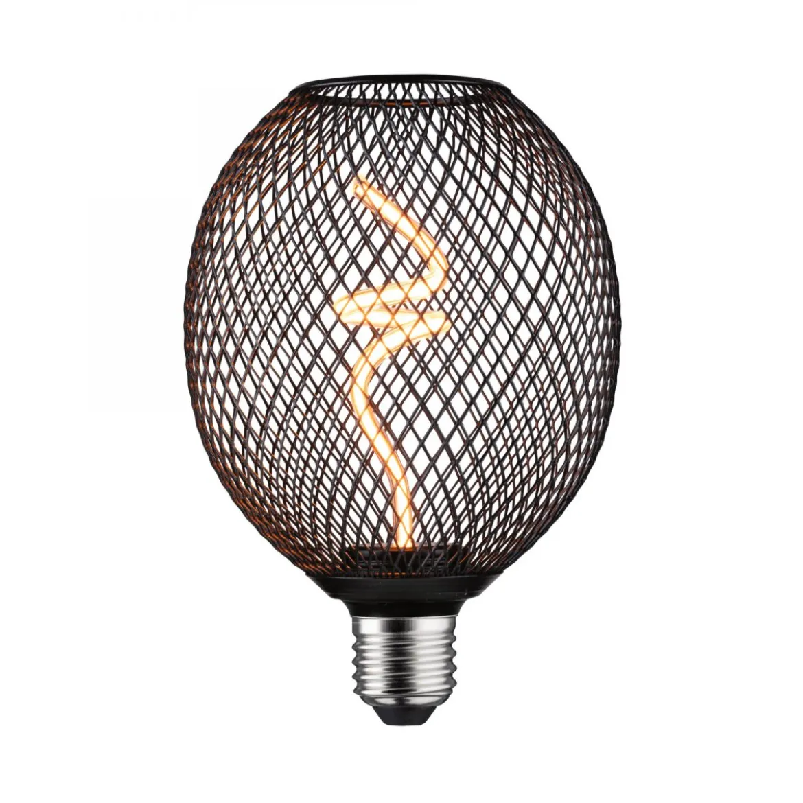 Paulmann 29261 LED Lichtquelle Globe Metallic Glow E27 Goldlicht schwarz dimmbar