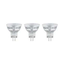 Paulmann 28977 LED Lichtquelle Reflektor GU4 silber 3er Set 2700K
