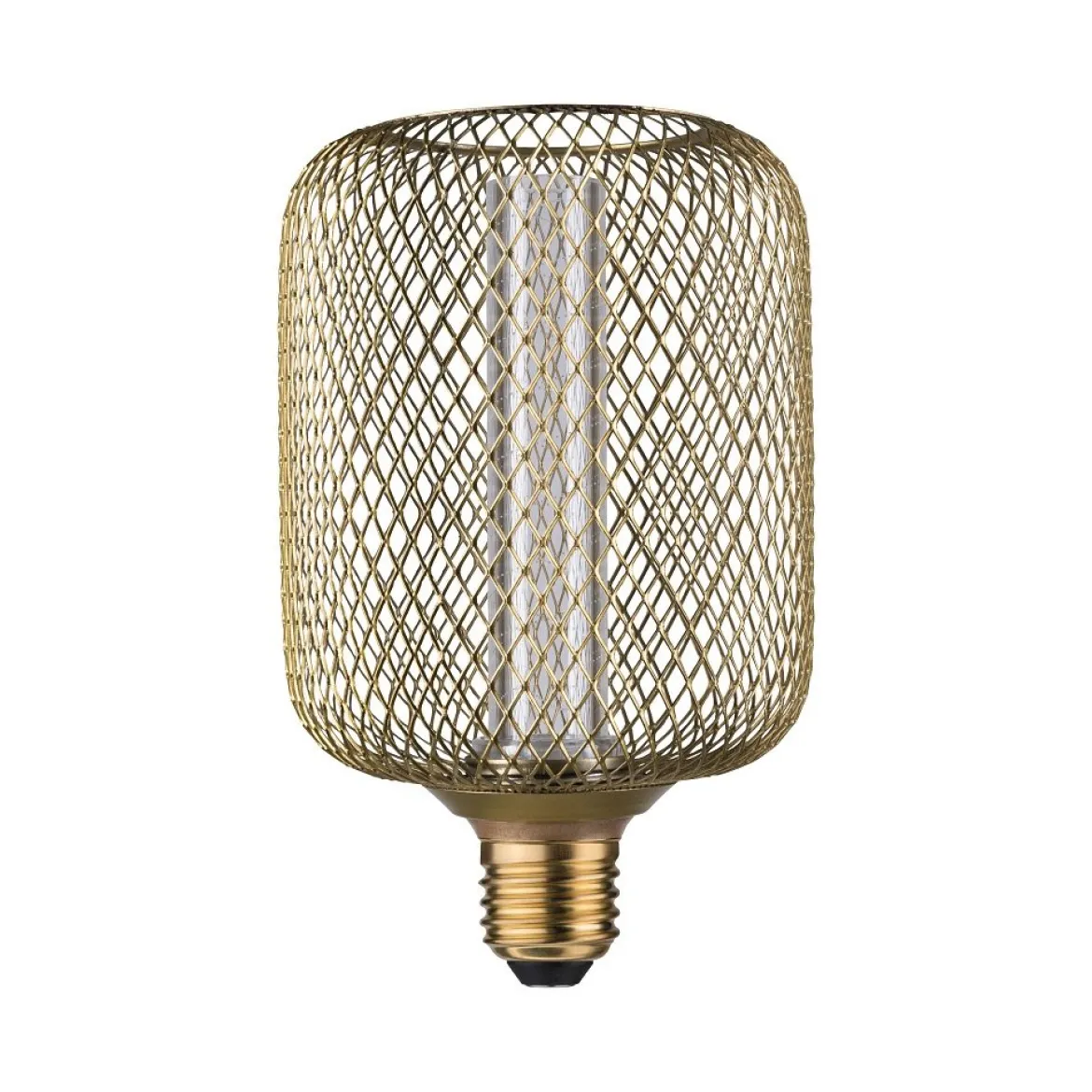 Paulmann 29085 LED Lichtquelle Zyl Spiral E27 Goldlicht Metall messing