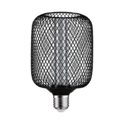 Paulmann 29083 LED Lichtquelle Zyl Spiral E27 Goldlicht Metall schwarz