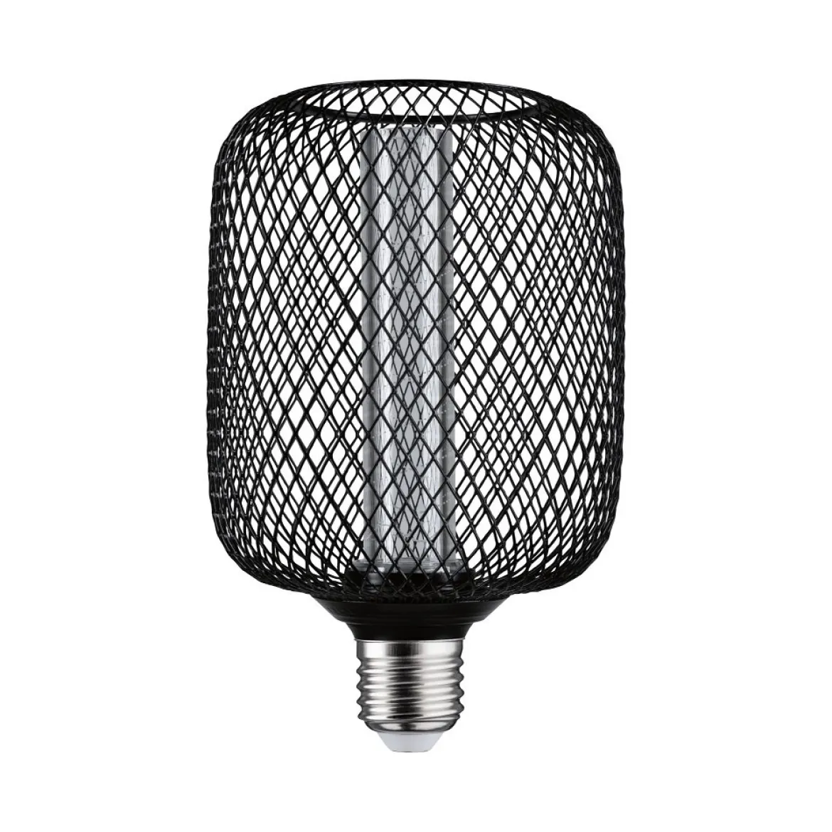 Paulmann 29083 LED Lichtquelle Zyl Spiral E27 Goldlicht Metall schwarz