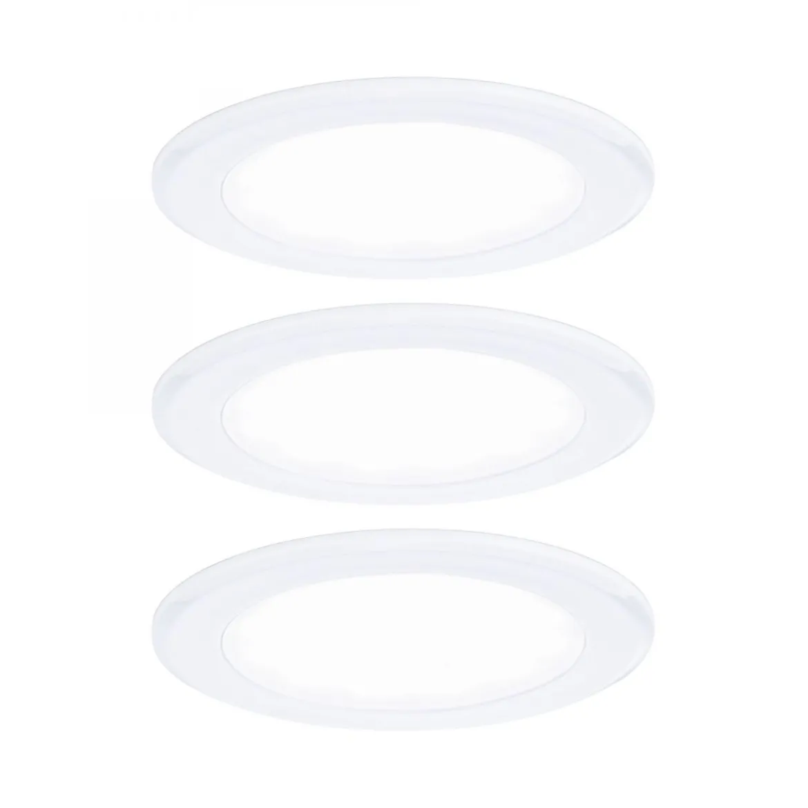 Paulmann 93120 LED Möbeleinbauleuchten 3er Set 4000K Weiß