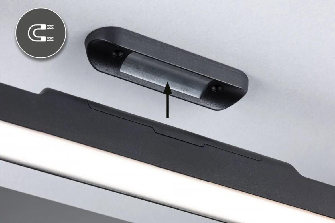 Paulmann 92267 LED Mobile Möbelaufbauleuchte Atali 4000K dimmbar Schwarz
